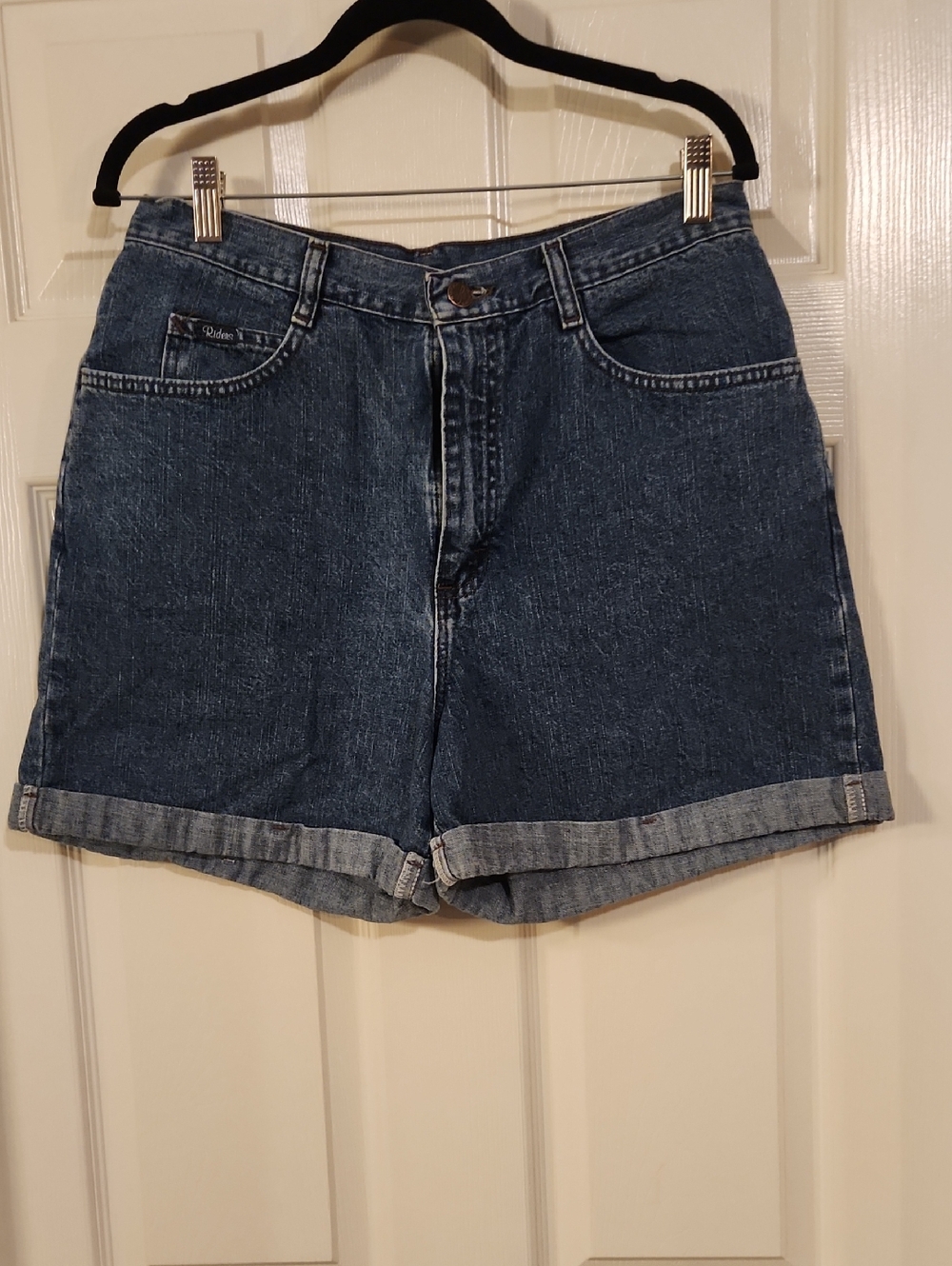 Riders by Lee Classic Blue Rolled Hem Denim Shorts